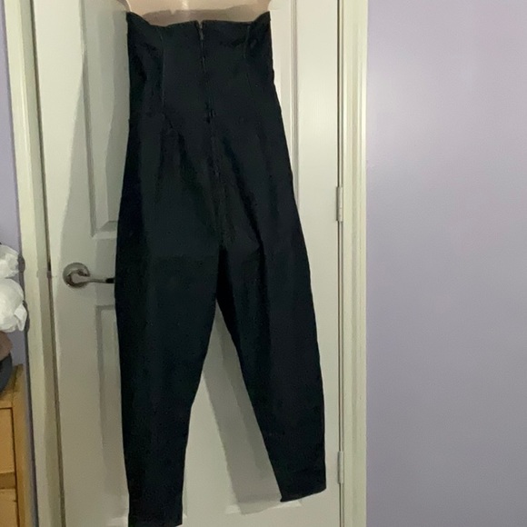 RACHEL RACHEL ROY Sleeveless Cropped Jumpsuit Black Size XL - Picture 5 of 9